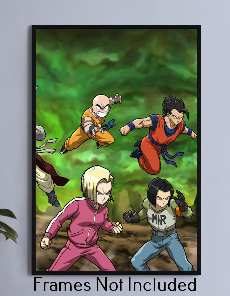 Dragon Ball Vs Jiren - Connecting B Wall Art