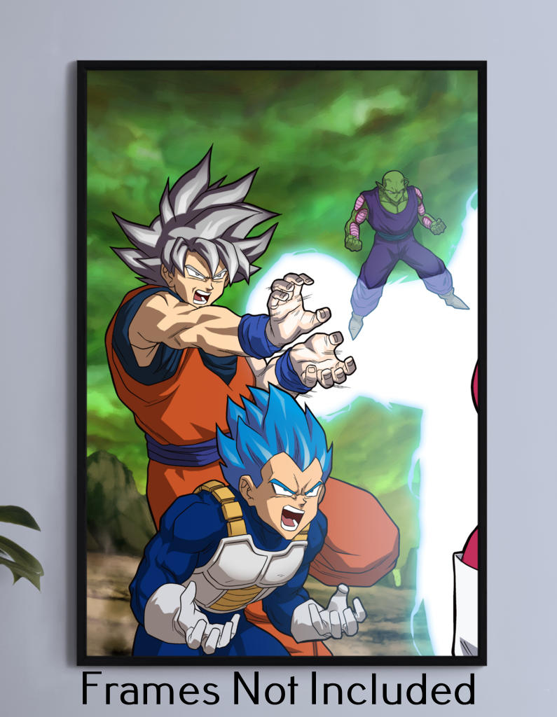 Dragon Ball Vs Jiren - Connecting C Wall Art