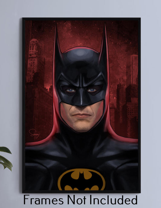 Michael Keaton as Batman Wall Art