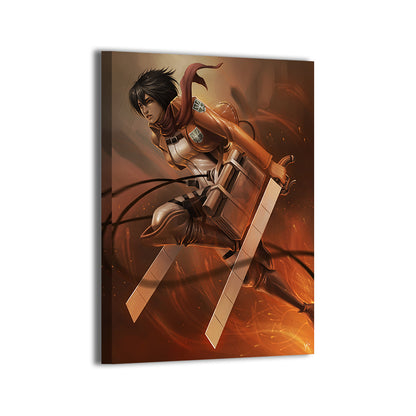 Scarlet Blade Sentinel Wall Art