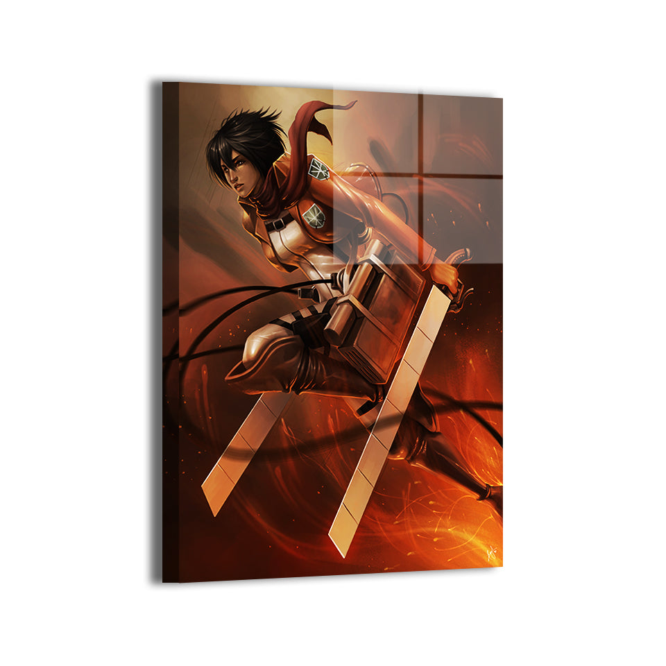 Scarlet Blade Sentinel Wall Art