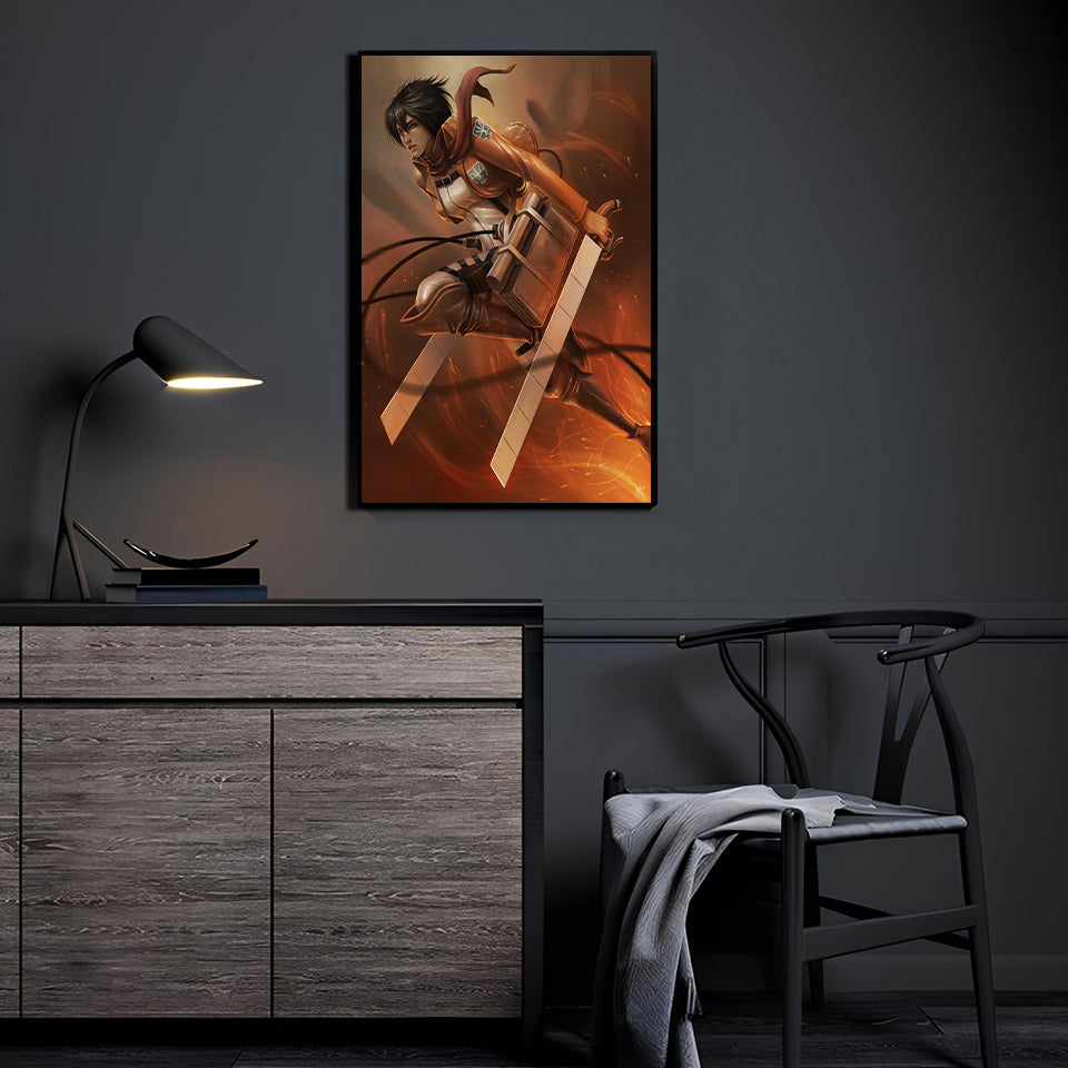 Scarlet Blade Sentinel Wall Art