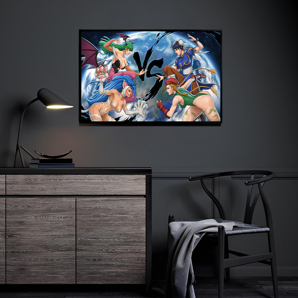 Midnight Showdown Wall Art