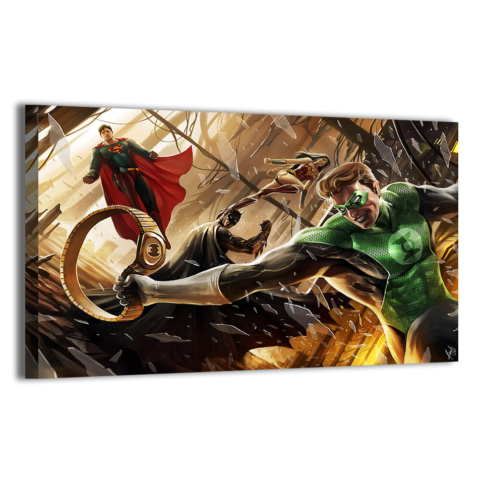 Justice League Games Wall Art