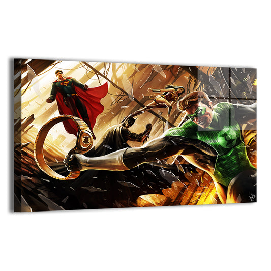 Justice League Games Wall Art
