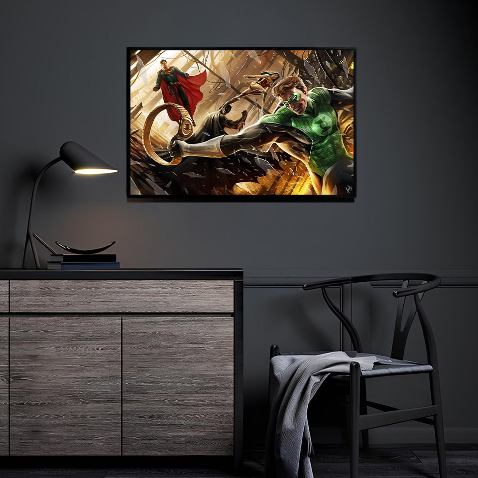 Justice League Games Wall Art