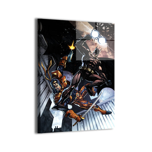 Batman Vs Deathstroke Wall Art