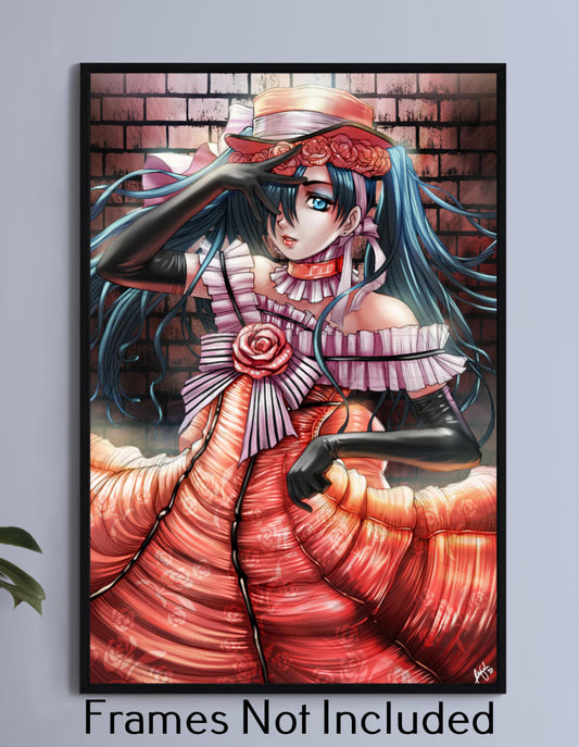 Ciel Black Buttler Wall Art