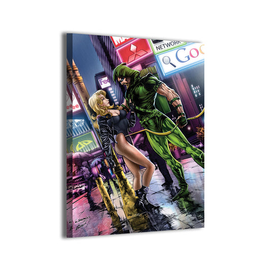 Black Canary and the Green Arrow Wall Art