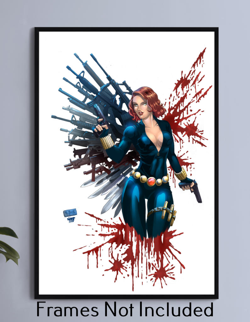 Black Widow Wall Art