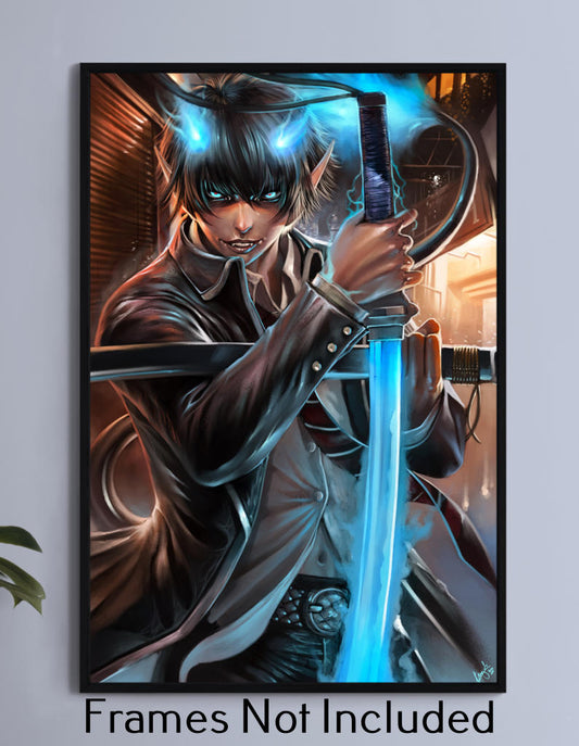Rin Okumura of Blue Exorcist Wall Art