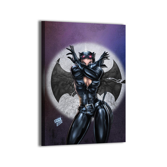Catwoman Spot by the Bat Wall Art