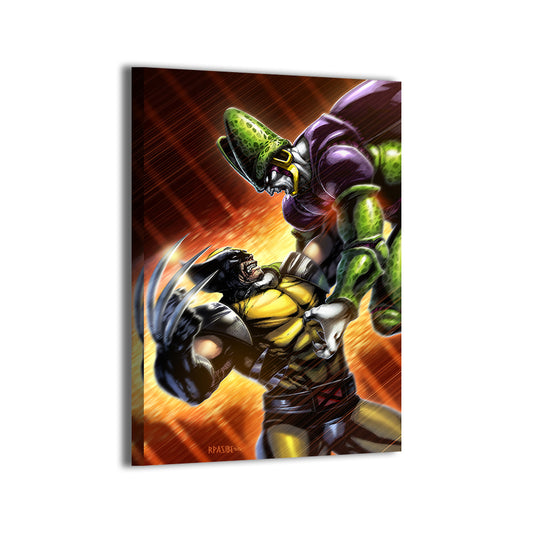 Cell Vs Wolverine Wall Art