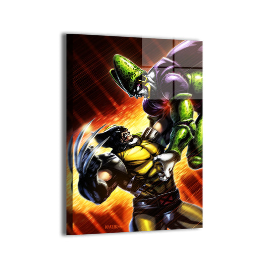 Cell Vs Wolverine Wall Art