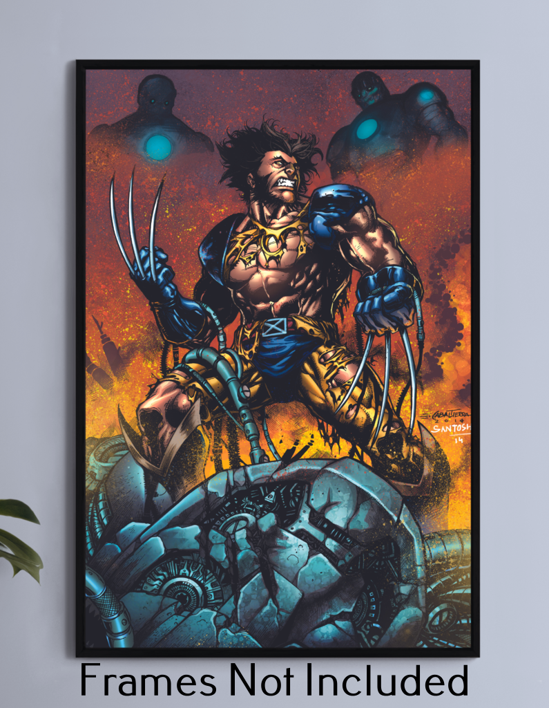 Wolverine Vs Sentinels Wall Art