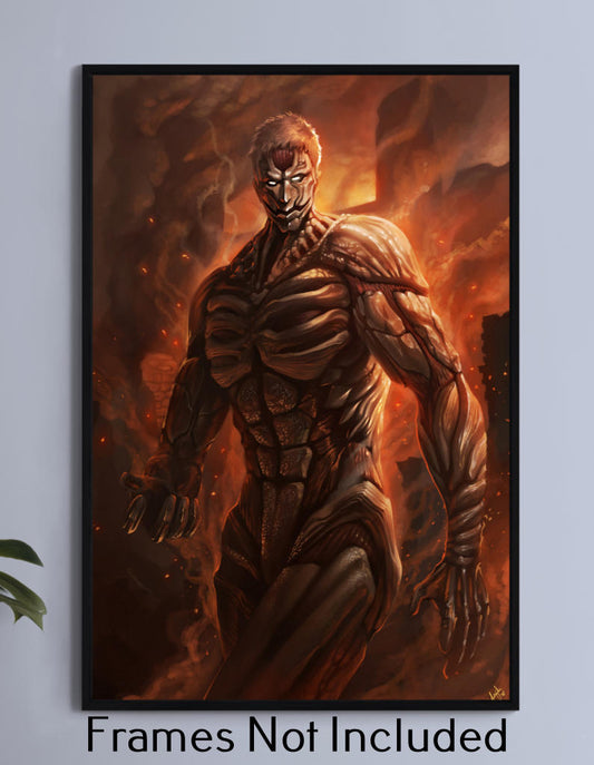 The Armored Titan Wall Art