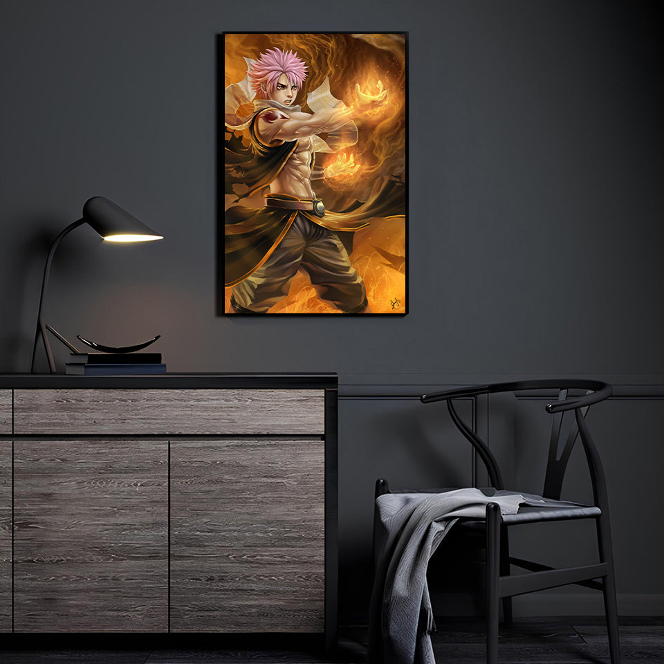 Fire Belly Natsu Wall Art