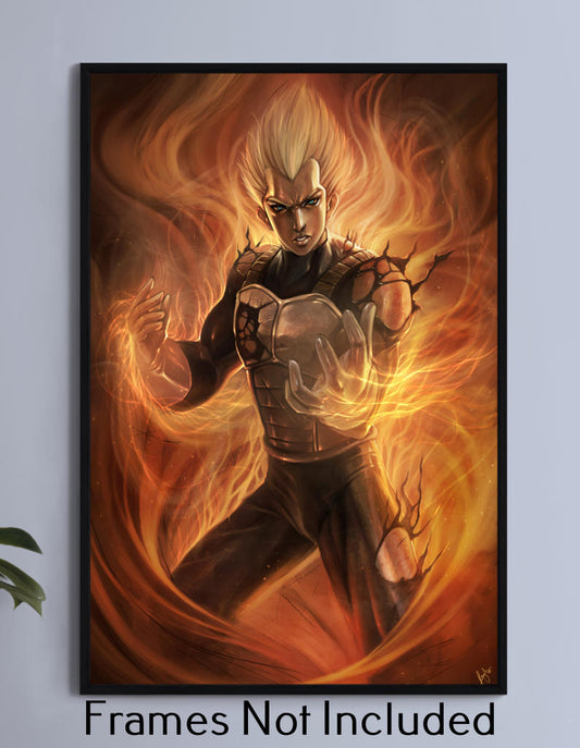 Super Saiyan Vegeta Wall Art