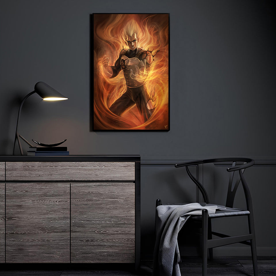 Super Saiyan Vegeta Wall Art