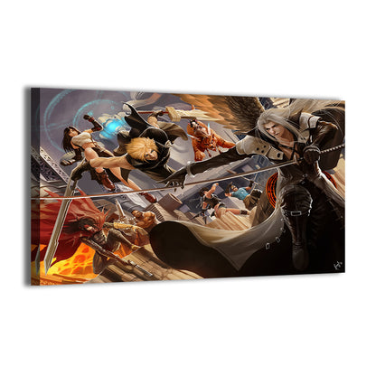 Final Fantasy VII Team Wall Art