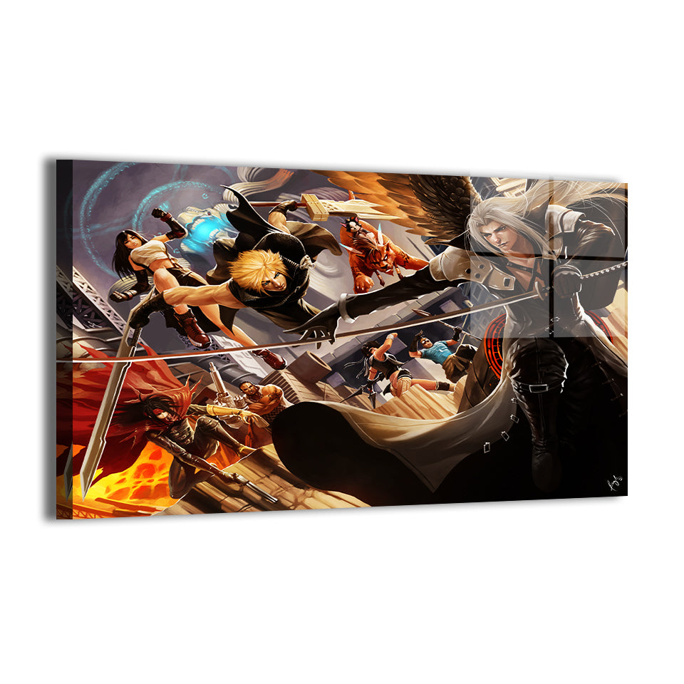 Final Fantasy VII Team Wall Art