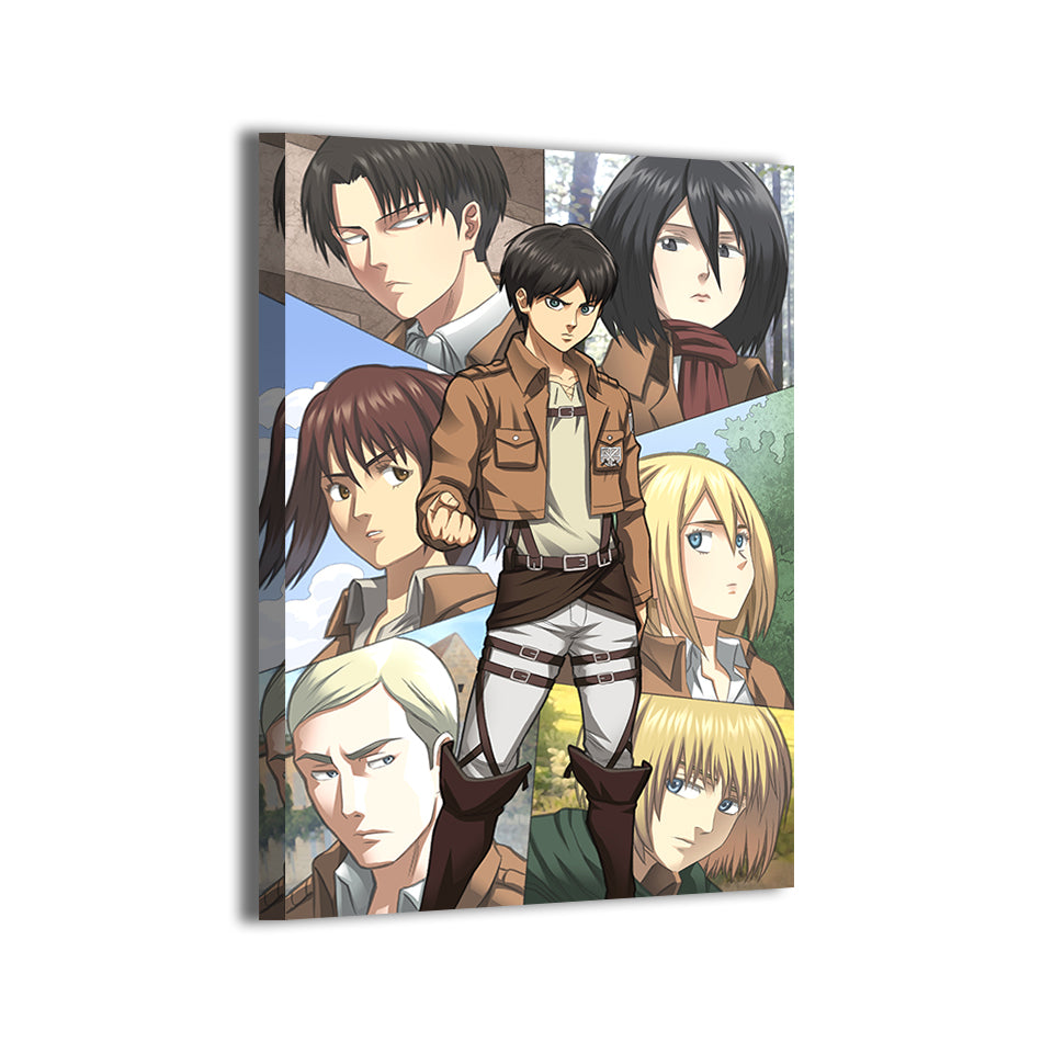 Heros of Attack on Titan Wall Art