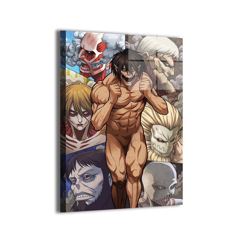 Titans of Attack on Titan Wall Art
