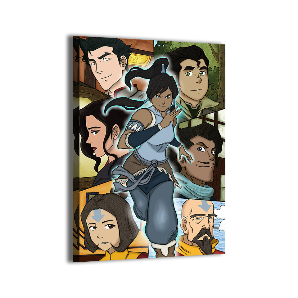 Korra and gang Wall Art