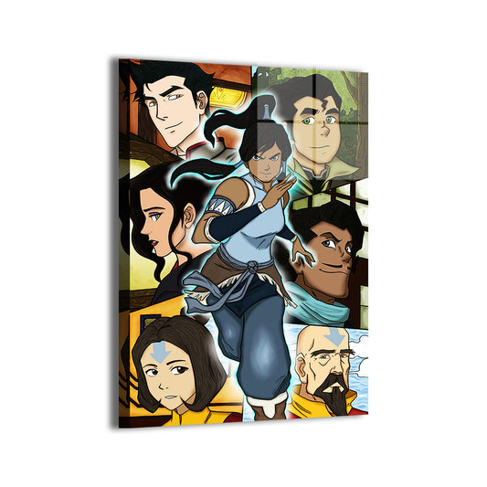 Korra and gang Wall Art