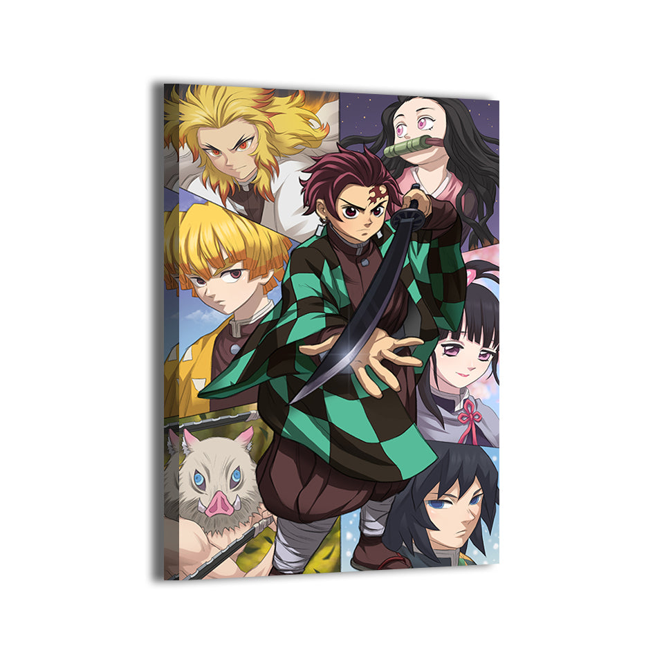 Heroes of Demon Slayer Wall Art
