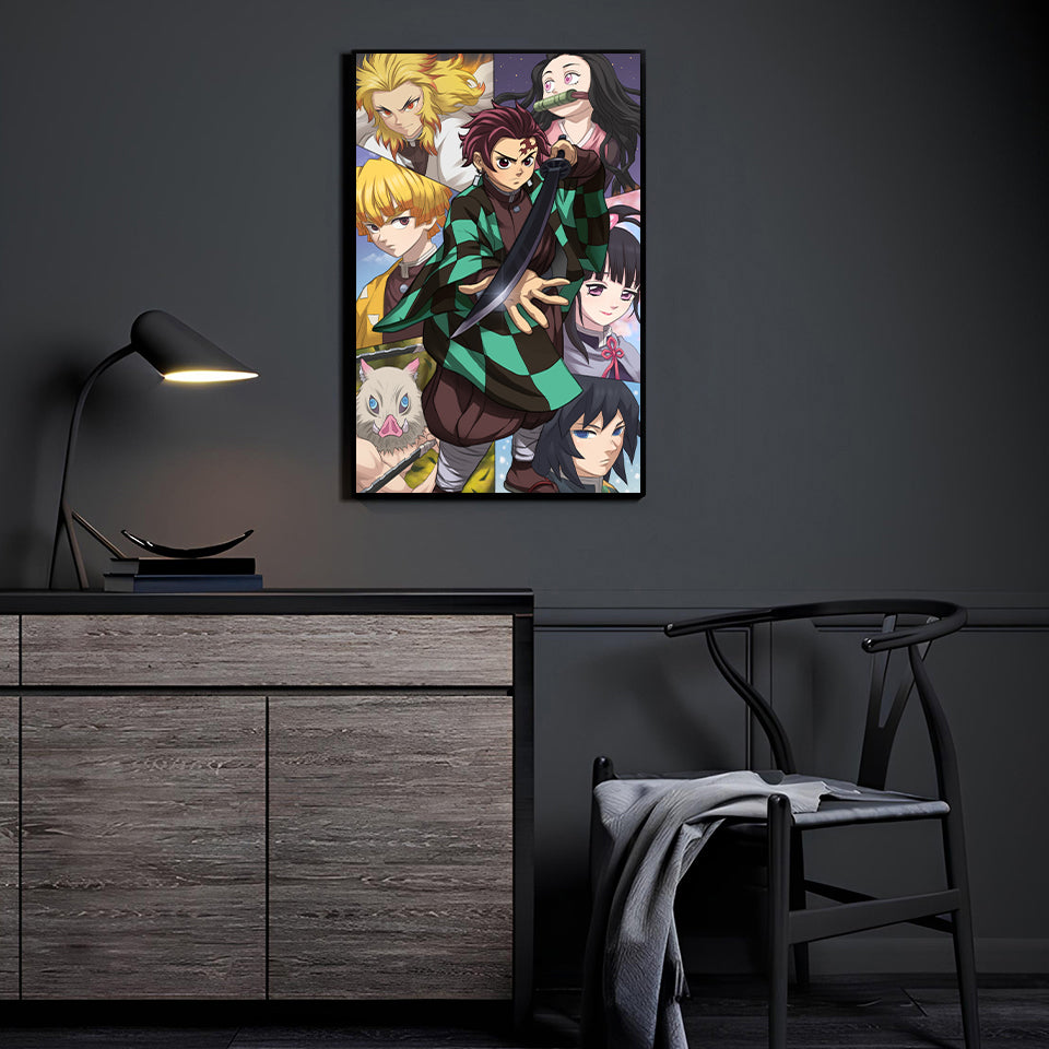 Heroes of Demon Slayer Wall Art
