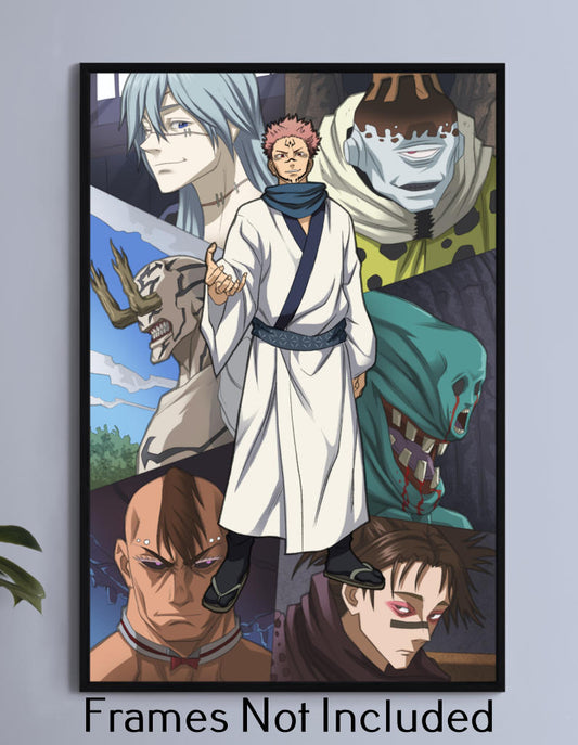 Monsters of jujutsu Kaisen Wall Art
