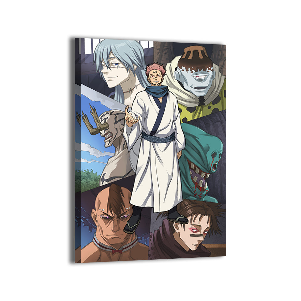 Monsters of jujutsu Kaisen Wall Art