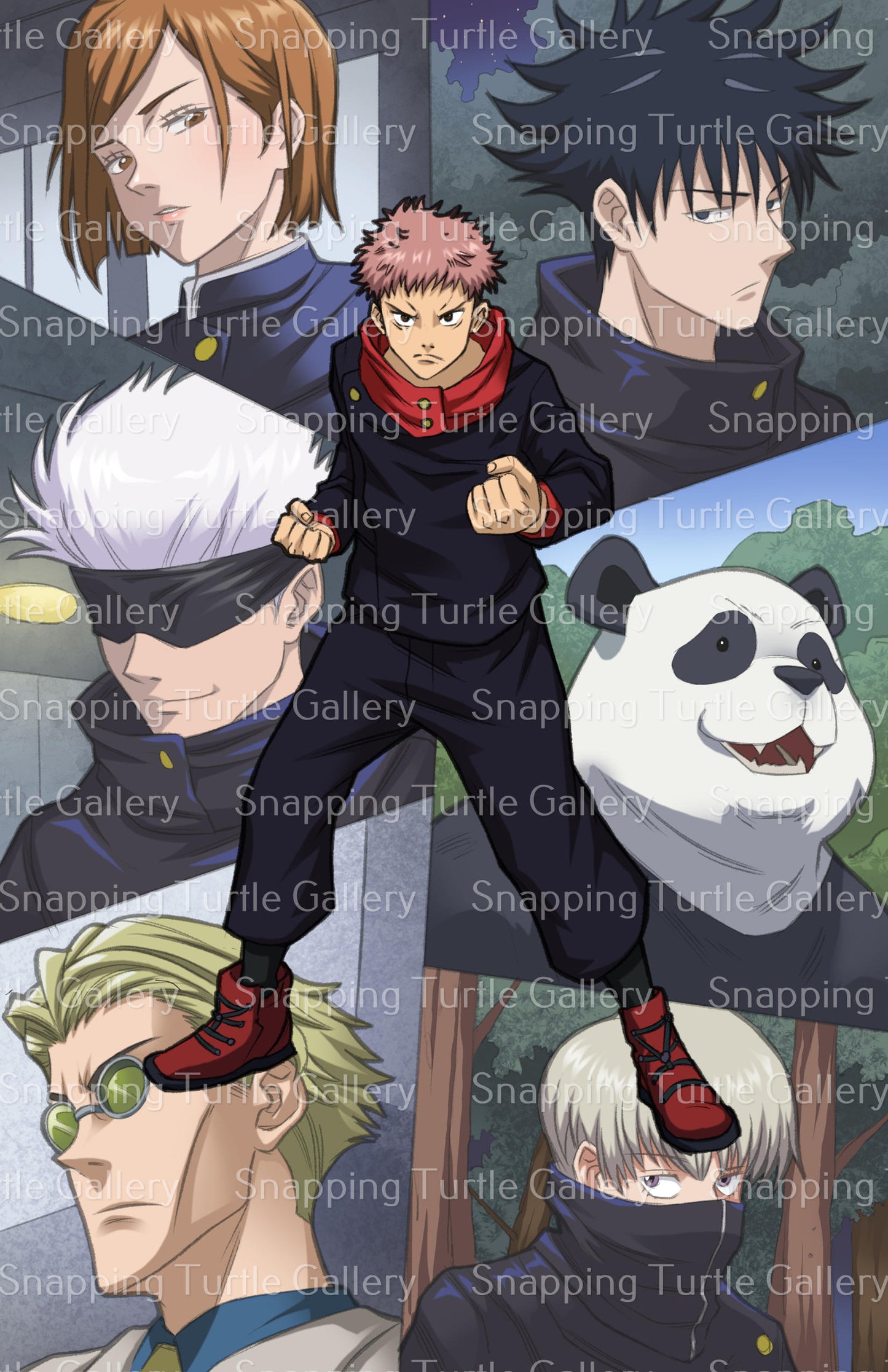 Heroes of jujutsu Kaisen - Snapping Turtle Gallery