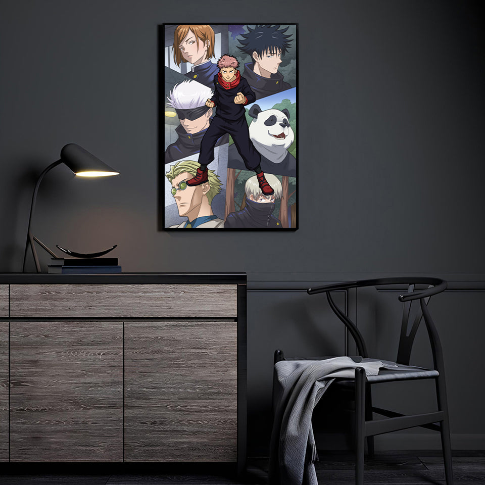 Heroes of jujutsu Kaisen Wall Art