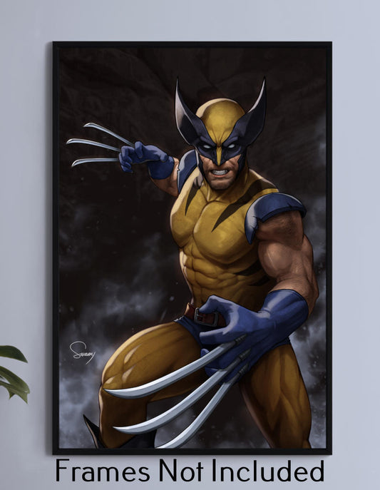 90's Wolverine Style Wall Art