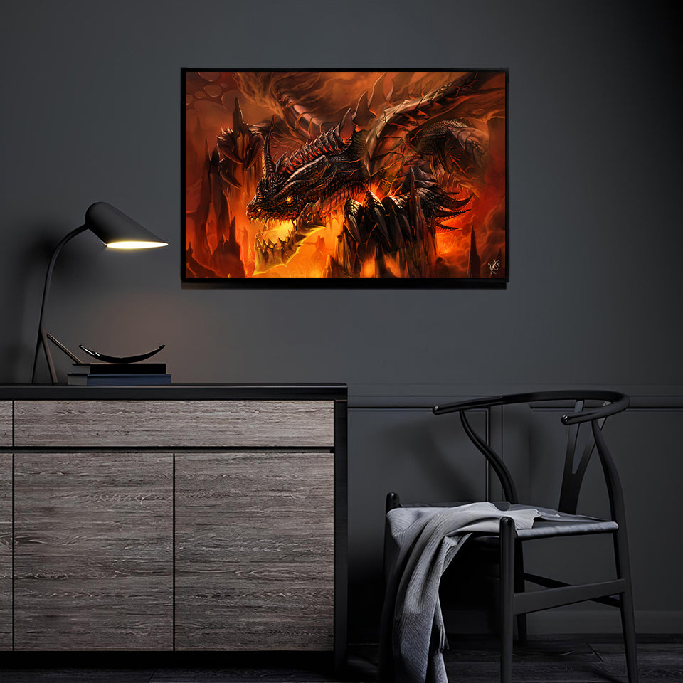 Dragon King Deathwing Wall Art