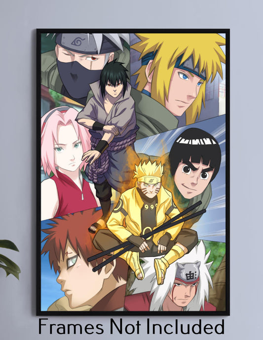Team Hero Naruto Wall Art