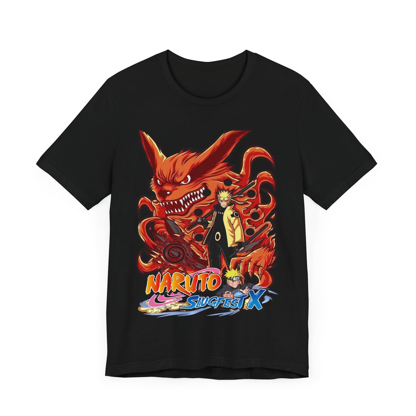 Nine Tailed Fox And Naruto T-Shirt