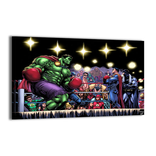 Boxing match of the Gods Wall Art