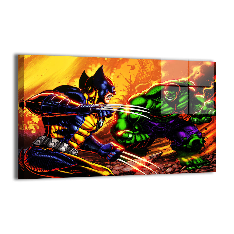 Primal Collision Wall Art