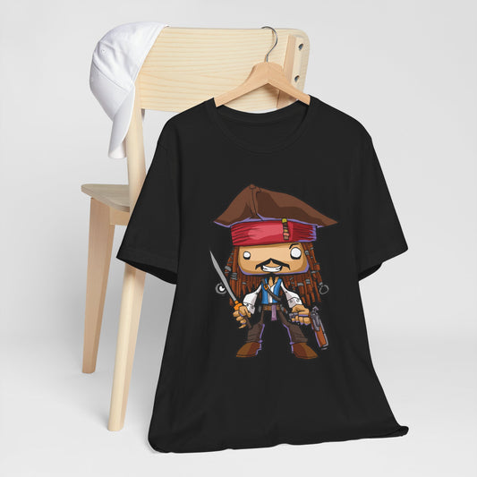 Pirates Of The Caribbean Captain Jack Sparrow Chibi T-Shirt