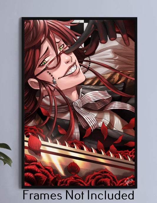 Grim Reaper Grell Wall Art