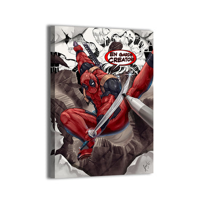 Deadpool Art Unleashed Wall Art