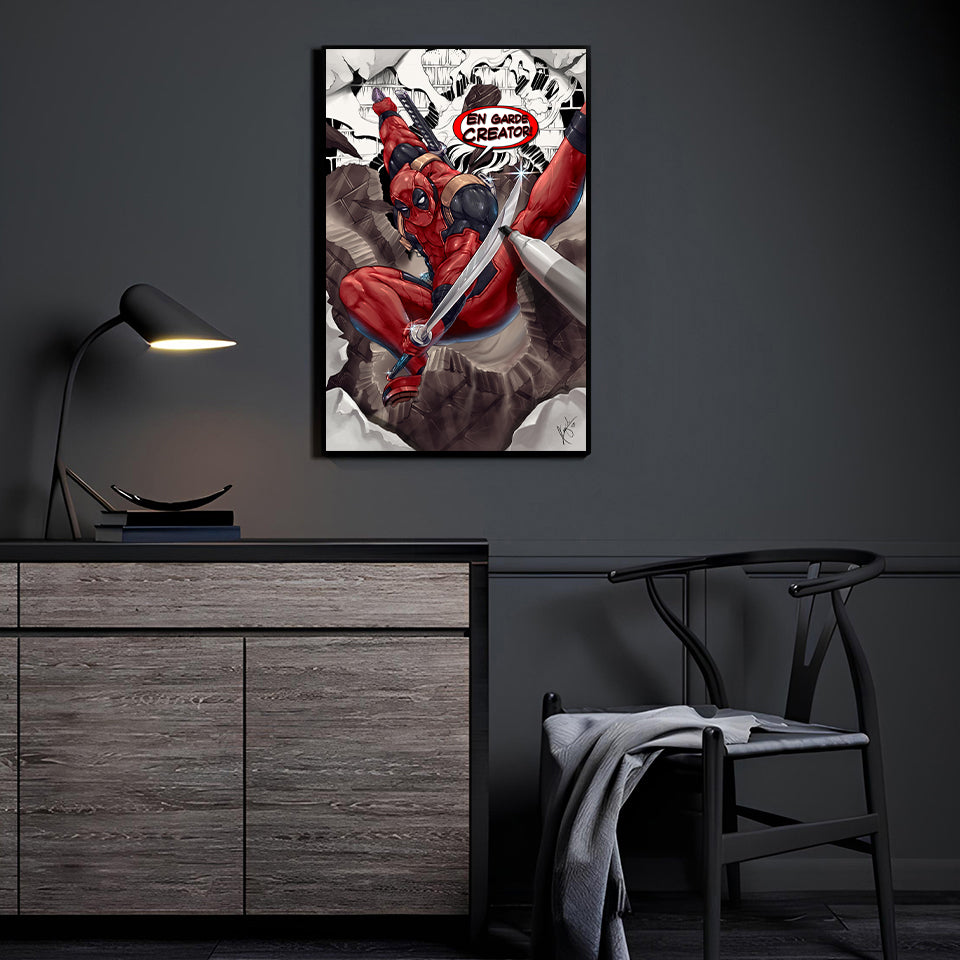 Deadpool Art Unleashed Wall Art