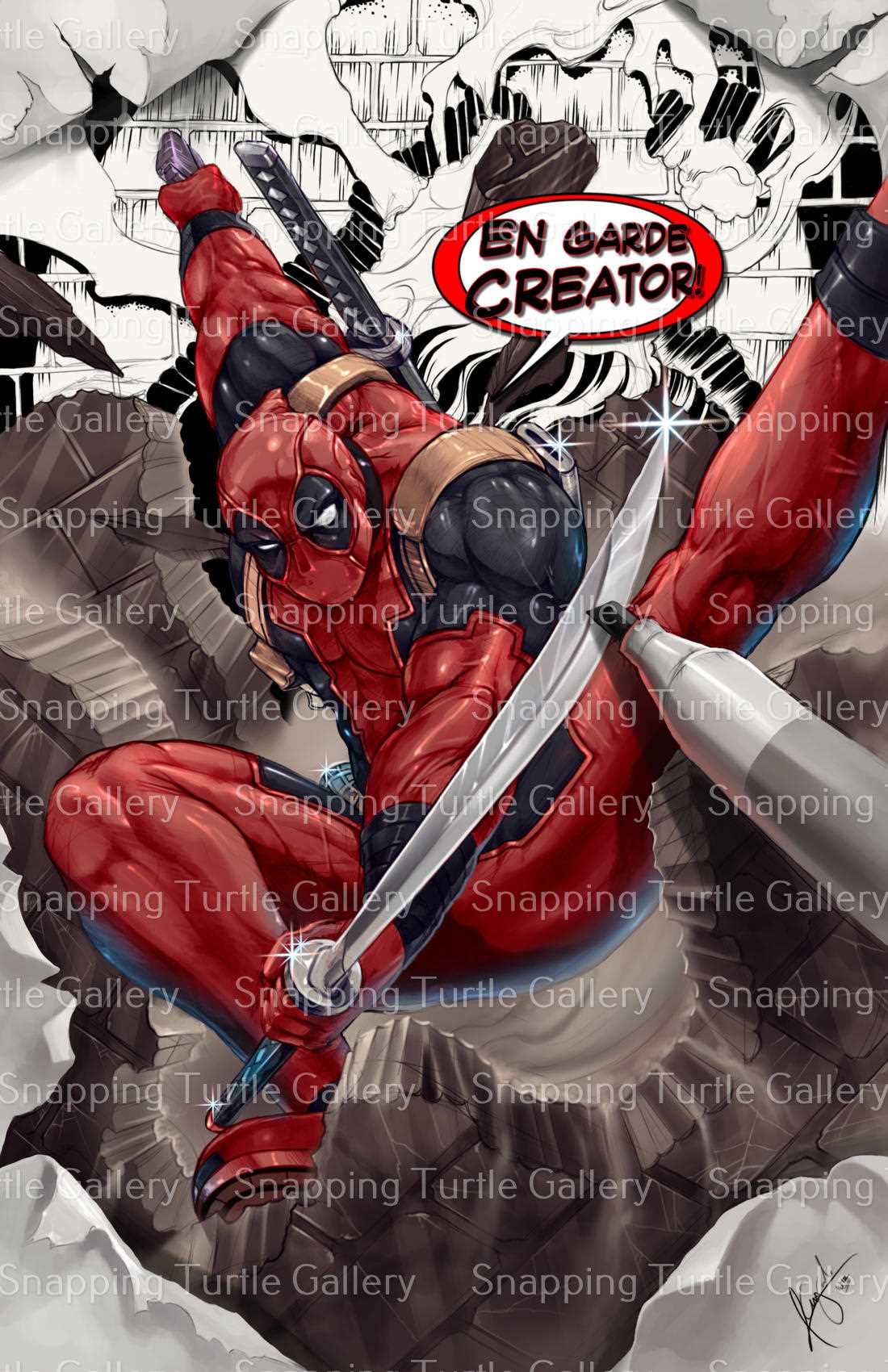Deadpool Art Unleashed - Snapping Turtle Gallery