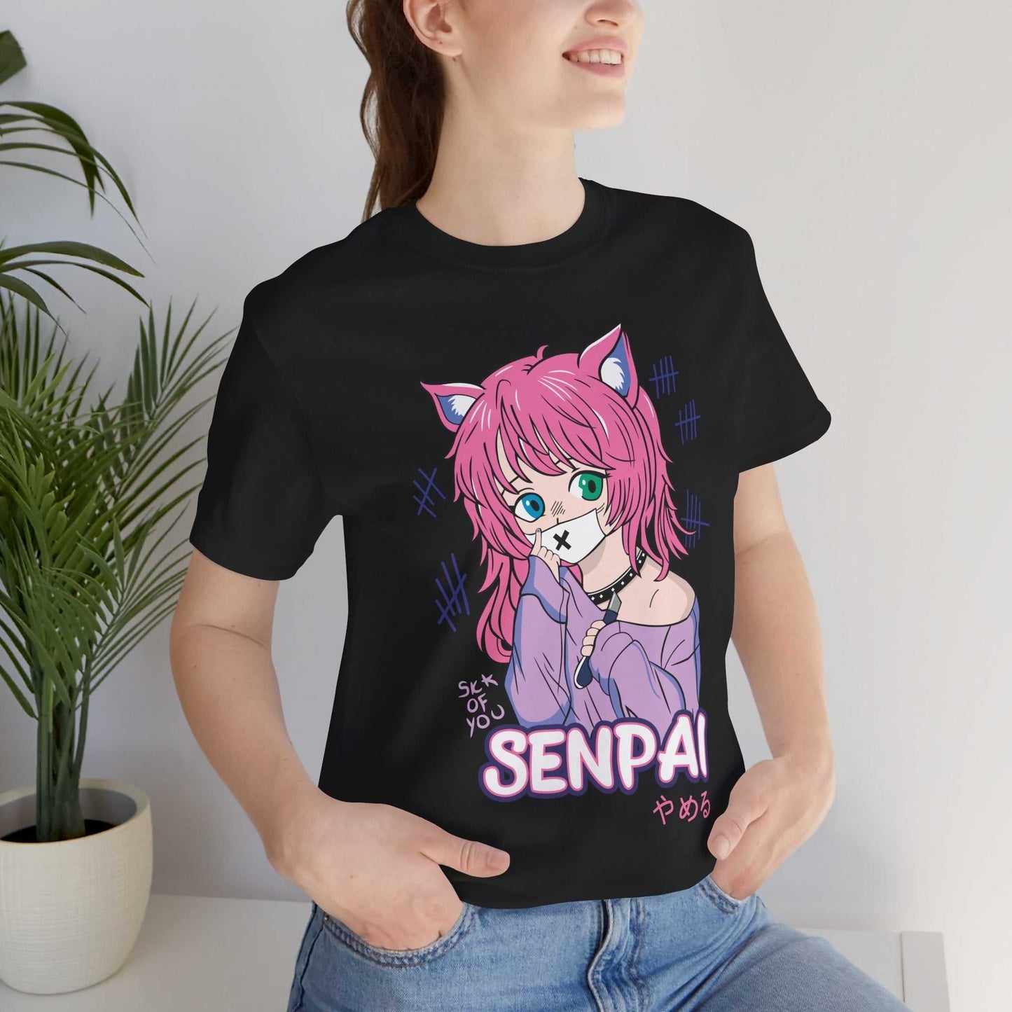 Senpai Cat Girl Shirt
