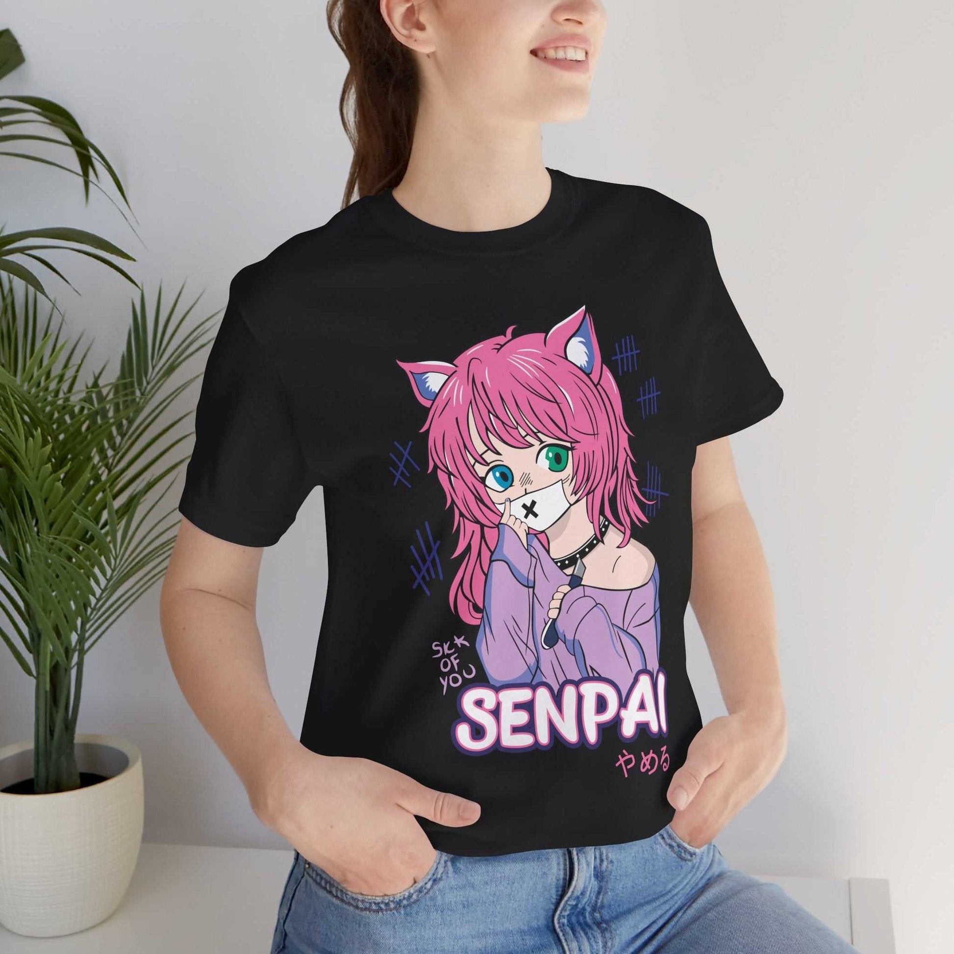 Senpai Cat Girl Shirt