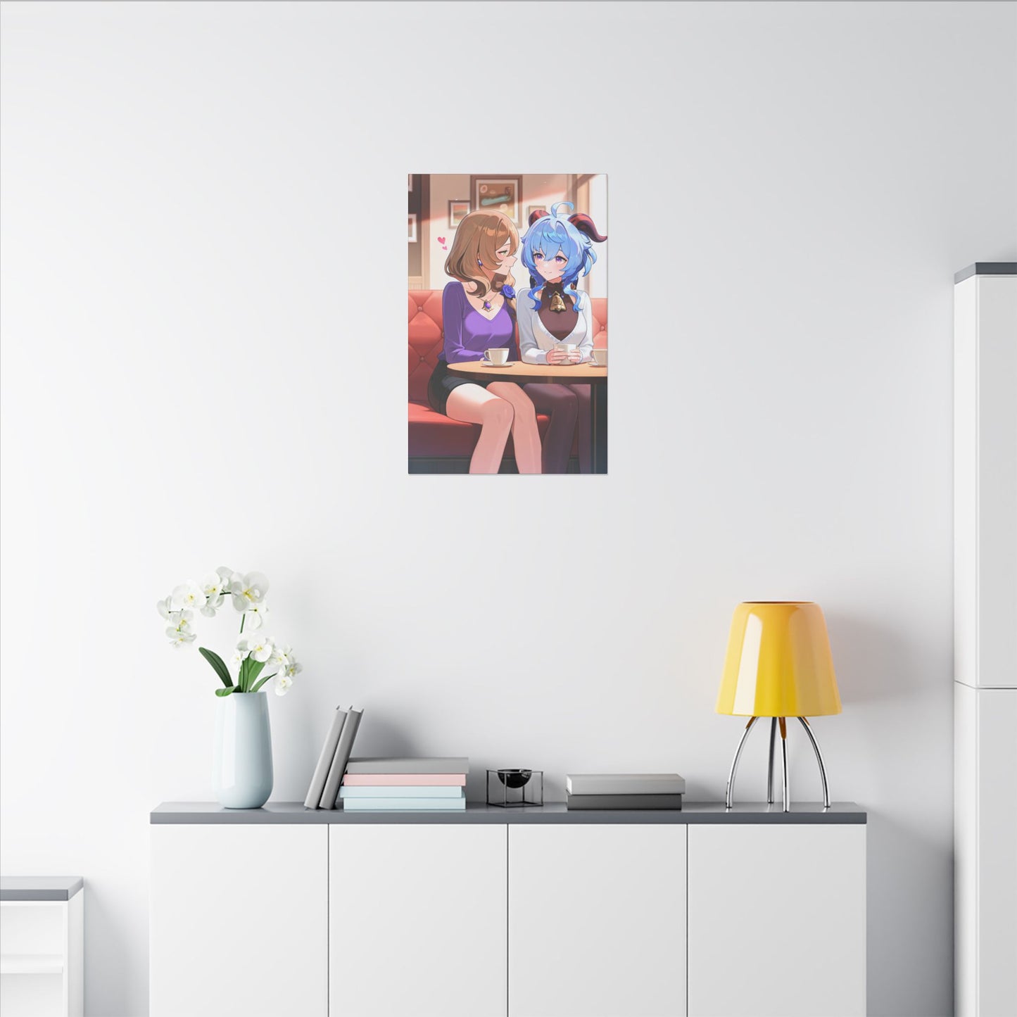 Lisa and Ganyu Wall Art