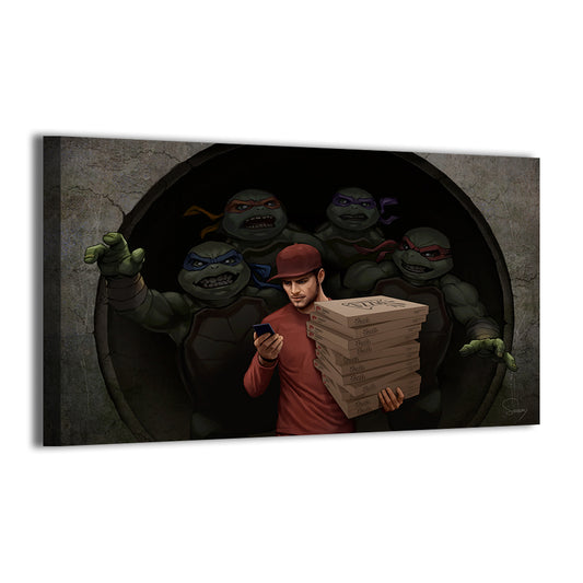 The Pizza Delivery Guy Wall Art